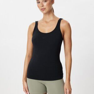 Nike Women's Black Sleeveless Chill Run Athletic Tank Top Size S